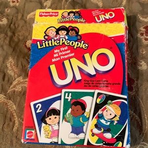 Little People My First Uno Cards with king sized cards